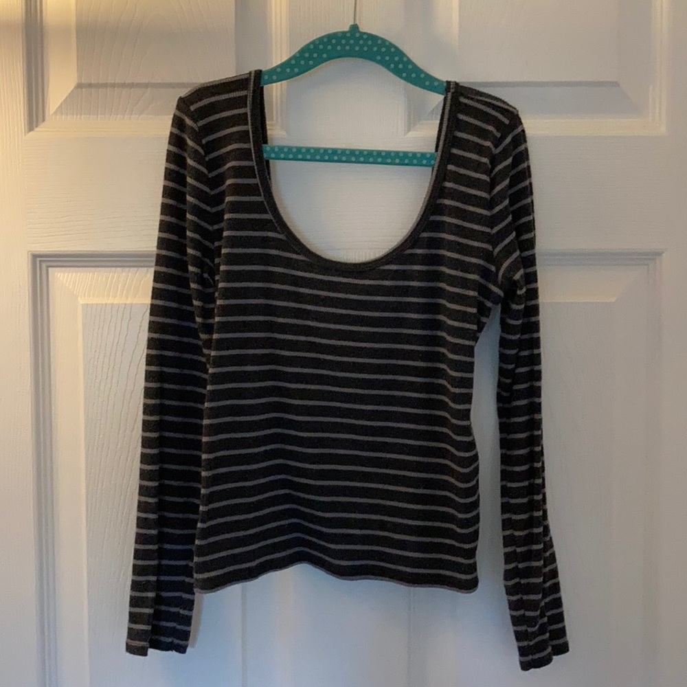 Striped Crop Top